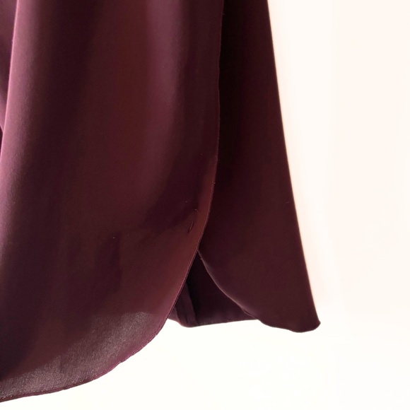 Aritzia Babaton Wieland Sleeveless Blouse Plum Size S - Picture 4 of 8